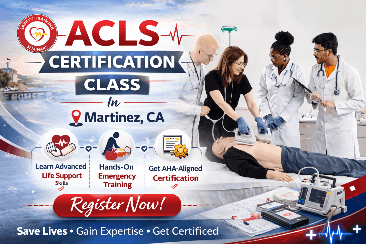 ACLS certification class in Martinez, CA