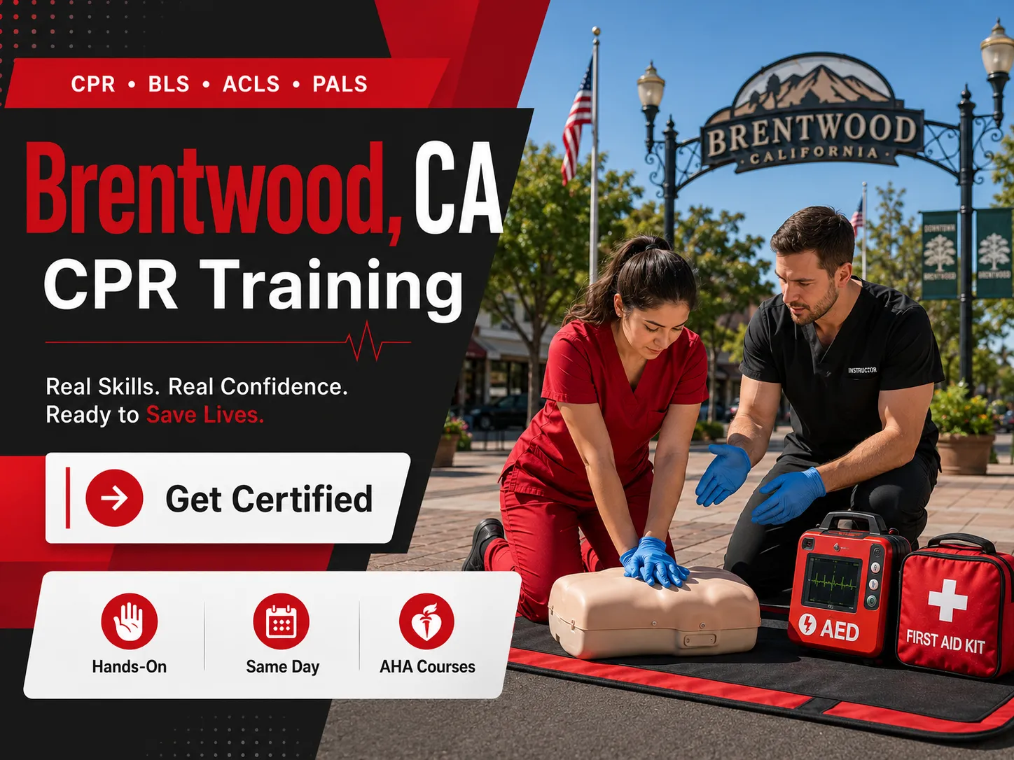PALS pediatric advanced life support training in Brentwood, CA