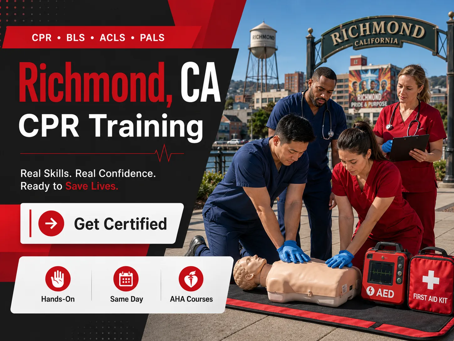 PALS simulation training for pediatric emergencies in Richmond, CA
